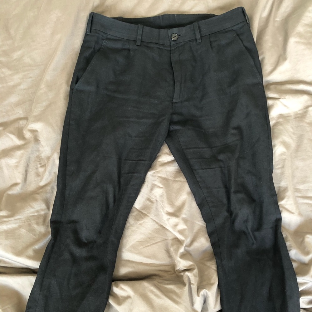 Cotton/Linen Blend Trousers